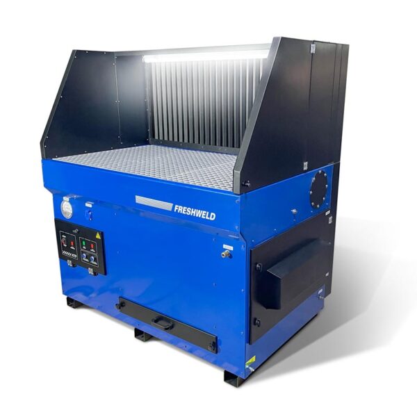 Downdraft Grinding Table Self Cleaning