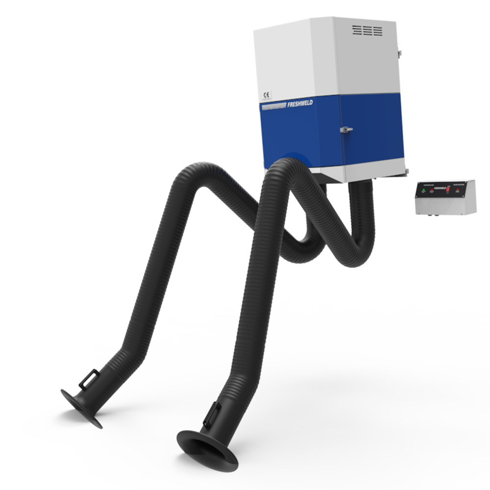 14 Stationary Fume Extractor With Disposable Filter. Double Acrobat Arm Stationary Fume Extractor With Disposable Filter. Double Acrobat Arm