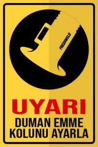 Duman Emme Uyarı Levhası