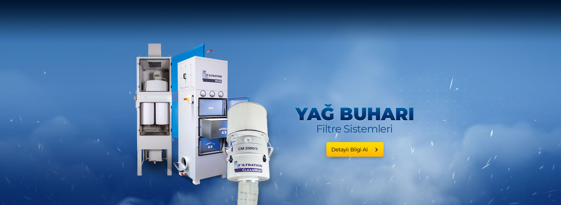 CNC Yağ Buharı Filtre Sistemleri CNC Yağ Buharı Filtre Sistemleri