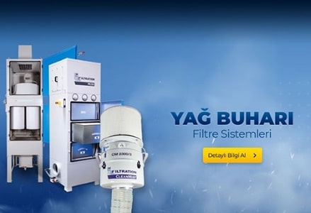 CNC Yağ Buharı Filtre Sistemleri CNC Yağ Buharı Filtre Sistemleri
