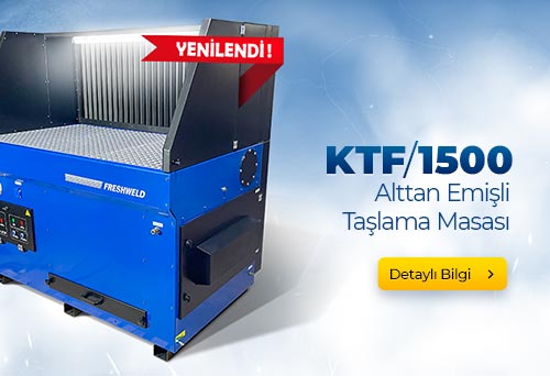 Alttan Emişli, Motorlu ve Filtreli Taşlama Masası Alttan Emişli, Motorlu ve Filtreli Taşlama Masası