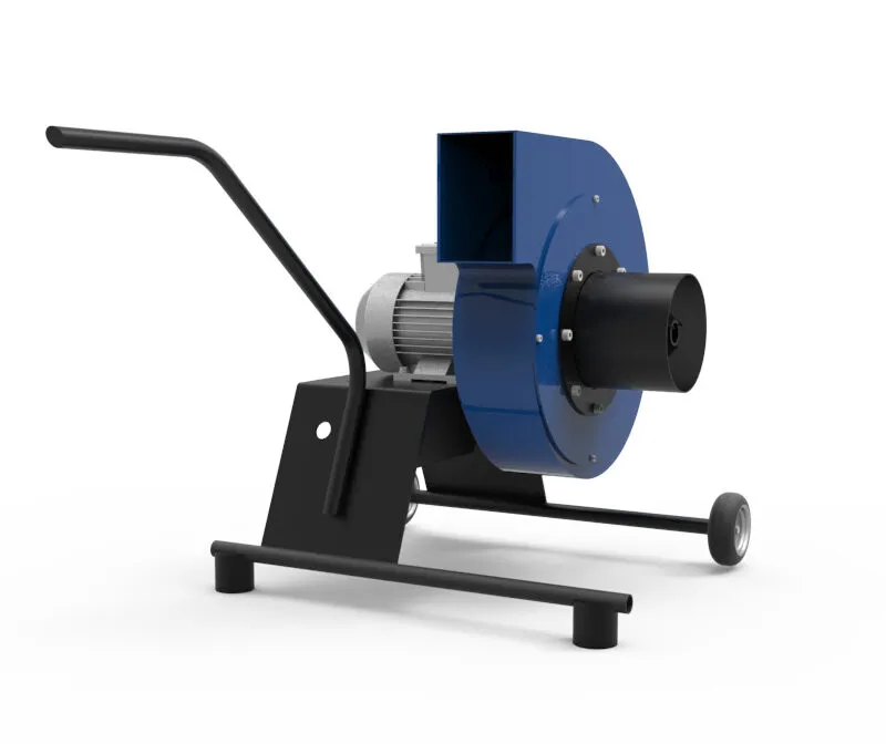Taşınabilir Mobil Salyangoz Duman Tahliye Fanı - 1.5 kW Motor Gücü - Emiş ve Atış Hortumu - MDT/015