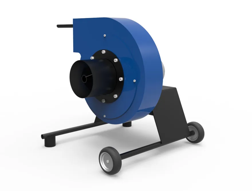 Portable Fume Extraction Fan for Confined Spaces with Welding Extraction and Discharge Hose - 1.5 kW Motor Power - Image 4 4 Portable Fume Extraction Fan for Confined Spaces with Welding Extraction and Discharge Hose - 1.5 kW Motor Power - Image 4