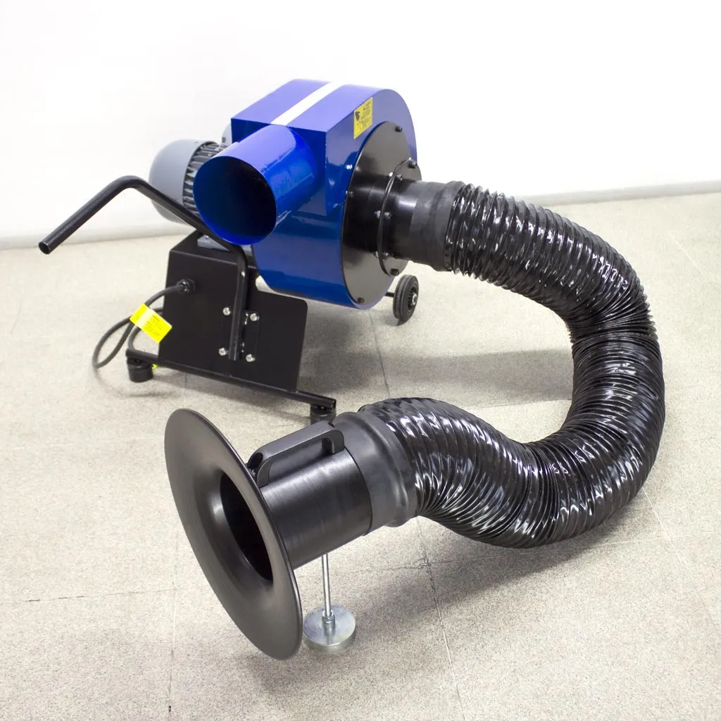 Portable Fume Extraction Fan for Confined Spaces with Welding Extraction and Discharge Hose - 1.5 kW Motor Power - Image 5 5 Portable Fume Extraction Fan for Confined Spaces with Welding Extraction and Discharge Hose - 1.5 kW Motor Power - Image 5