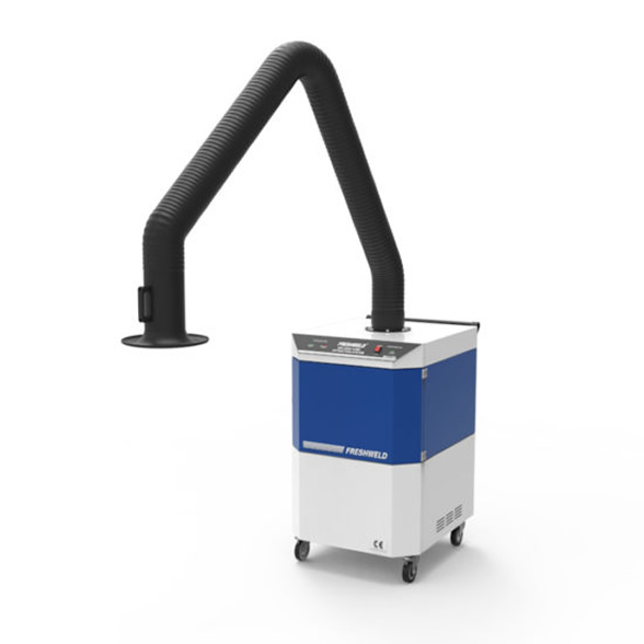 mobile welding fume extractor unit with disposable cartridge filter - kullan at filtreli mobil duman emme ünitesi