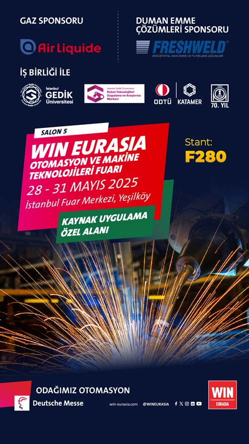 1 Win Eurasia 2025 Otomasyon Ve Makine Teknolojileri Fuarı 28-31 Mayıs Tarihleri Arasında İstanbul Fuar Merkezi'Nde Win Eurasia 2025 Otomasyon Ve Makine Teknolojileri Fuarı 28-31 Mayıs Tarihleri Arasında İstanbul Fuar Merkezi'Nde