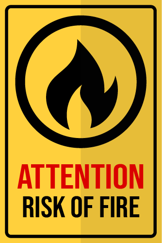 risk-of-fire-sign
