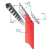 Welder Protection Strip Curtain Assembly