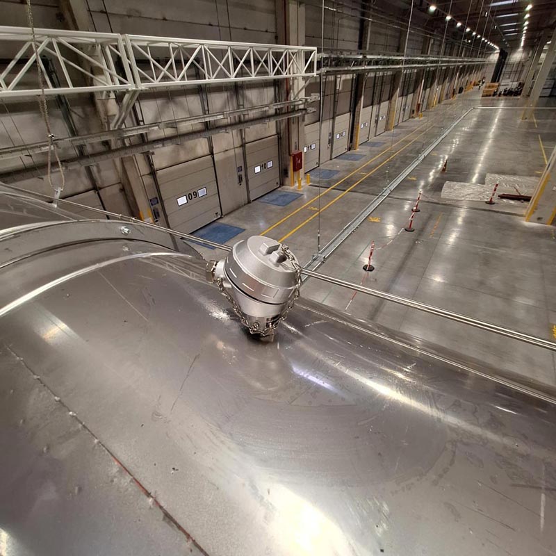 Havalandırma Kanalı Misting Sistem HVAC 8 Havalandırma Kanalı Misting Sistem HVAC