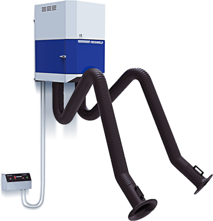 Çift Akrobat Kollu Sabit Duman Emiş Sistemleri